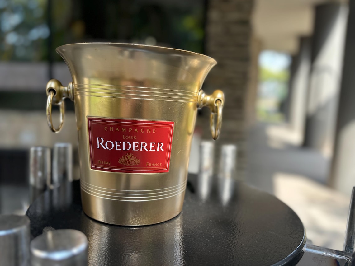 3x LOUIS ROEDERER Vintage champagne cooler – Now you can buy them for one postage – 3 ice bucket for CRISTAL lover – Made in France